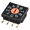FR02FR10P-R - SWITCH ROTARY DIP BCD 100MA 5V
