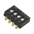 A6SN-4101 - SWITCH SLIDE DIP SPST 25MA 24V