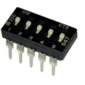 210-5MS - SWITCH SLIDE DIP SPST 100MA 20V