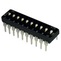 210-10MS - SWITCH SLIDE DIP SPST 100MA 20V