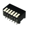 193-6MS - SWITCH PIANO DIP SPST 50MA 24V
