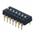 SDA07H1BD - SWITCH SLIDE DIP SPST 25MA 24V