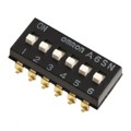 A6SN-6104-P - SWITCH SLIDE DIP SPST 25MA 24V