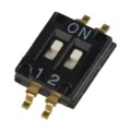 97R02ST - SWITCH SLIDE DIP SPST 25MA 24V