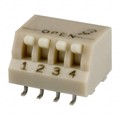 76HPSB04GWRT - SWITCH PIANO DIP SPST 150MA 30V