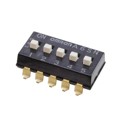 A6SN-5104-P - SWITCH SLIDE DIP SPST 25MA 24V
