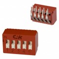BD05AV - SWITCH SLIDE DIP SPST 100MA 5V