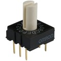 A6R-162RS - SWITCH ROTARY DIP HEX 25MA 24V