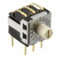 A6KS-162RS - SWITCH ROTARY DIP HEX 25MA 24V