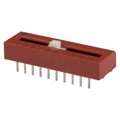 79A10T - SWITCH SLIDE DIP 10PST 125MA 6V