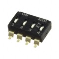 EDS04SGRNTU04Q - END STACK DIP 4P G RECESS TUBE