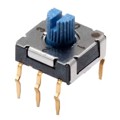 RDS-4S-7229-S-CR - 4 POSITION, THROUGH HOLE, 5.08 M