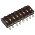 GDS08S - SWITCH SLIDE DIP SPST 25MA 24V