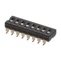DS04-254-2-08BK-SMT-TR - DIP SWITCH, SPST, 2.54 PITCH, FL