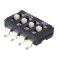 KAE04LGGR - SWITCH SLIDE DIP SPST 25MA 24V