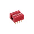 KAS1104RT - SWITCH SLIDE DIP SPST 25MA 24V