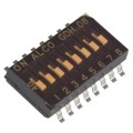 GDH08S - SWITCH SLIDE DIP SPST 25MA 24V