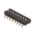 DS04-254-1-08BK-SMT - DIP SWITCH, SPST, 2.54 PITCH, RA