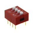 KAS1104E - SWITCH SLIDE DIP SPST 25MA 24V