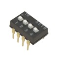A6TN-4104 - SWITCH SLIDE DIP SPST 25MA 24V