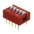 KAS1105E - SWITCH SLIDE DIP SPST 25MA 24V