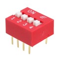 KAS1104ET - SWITCH SLIDE DIP SPST 25MA 24V