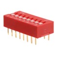 KAS1108R - SWITCH SLIDE DIP SPST 25MA 24V