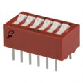 76SB06 - SWITCH ROCKER DIP SPST 150MA 30V