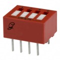 76RSB04ST - SWITCH ROCKER DIP SPST 150MA 30V