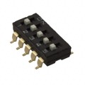 A6S-5104-H - SWITCH SLIDE DIP SPST 25MA 24V