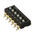 A6S-6104-H - SWITCH SLIDE DIP SPST 25MA 24V
