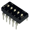 209-5MS - SWITCH SLIDE DIP SPST 100MA 20V