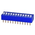 DS01-254-S-12BE - DIP SWITCH, SPST, 2.54 PITCH, RA