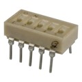 90B05ST - SWITCH SLIDE DIP SPST 25MA 24V