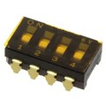 CFS-0400TA - SWITCH DIP 4POS SPST 100MA 6V