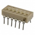 90B06S - SWITCH SLIDE DIP SPST 25MA 24V