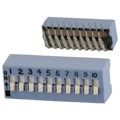 206-10RAST - SWITCH SLIDE DIP SPST 50MA 24V