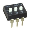 A6TN-3104 - SWITCH SLIDE DIP SPST 25MA 24V