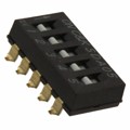 SDA05H0SBD - SWITCH SLIDE DIP SPST 25MA 24V