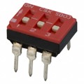 SD03H0B - SWITCH SLIDE DIP SPST 100MA 25V