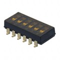 SDA06H0SB - SWITCH SLIDE DIP SPST 25MA 24V