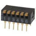 A6DR-6100 - SWITCH PIANO DIP SPST 30MA 30V