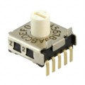 A6KSV-164RS-R100 - SWITCH ROTARY DIP HEX 25MA 24V