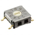 A6KS-104RF - SWITCH ROTARY DIP BCD 25MA 24V