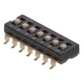 DS04-254-1-07BK-SMT - DIP SWITCH, SPST, 2.54 PITCH, RA