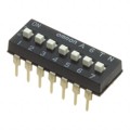 A6TN-7104 - SWITCH SLIDE DIP SPST 25MA 24V
