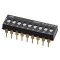 SDA09H0BD - SWITCH SLIDE DIP SPST 25MA 24V