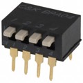BPA04RB - SWITCH PIANO DIP SPST 100MA 5V