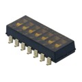 SDA07H0SB - SWITCH SLIDE DIP SPST 25MA 24V