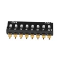 JS0208AP4 - SWITCH SLIDE DIP SPST 25MA 24V